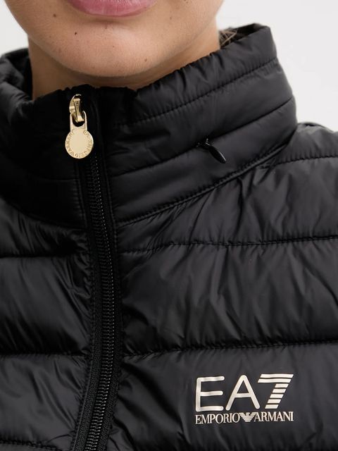 EA7 Emporio Armani bezrękawnik kolor czarny przejściowy AF12477.7W000472