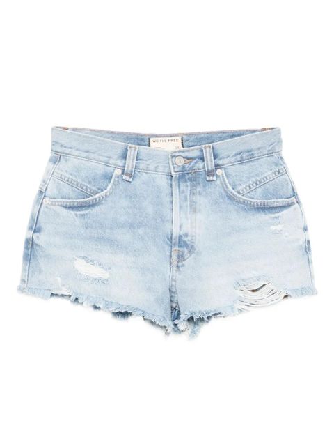 Free People Now Or Never denim shorts - Blue - zdjęcie produktu nr 1