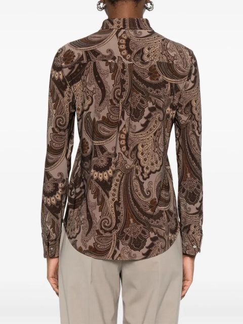 Lauren Ralph Lauren paisley-print shirt - Brown