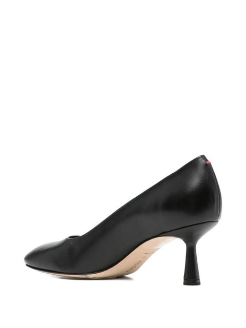 Aeyde 65mm Giotta round-toe calf leather pumps - Black
