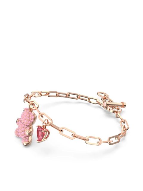 Swarovski Teddy crystal-embellished bracelet - Pink