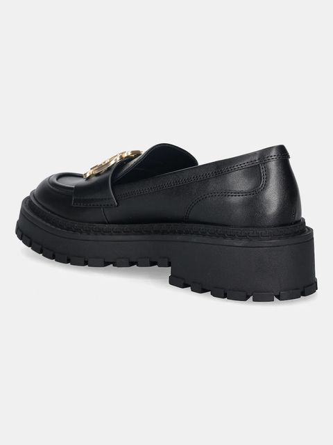 Liu Jo mokasyny skórzane RUMI 34 damskie kolor czarny na platformie SF5057P010222222 - zdjęcie produktu nr 2