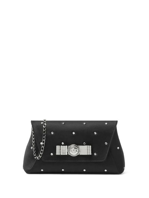 Versace Cielo Stellato Gianni Ribbon clutch bag - Black