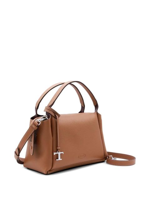 Tod's logo-charm shoulder bag - Neutrals