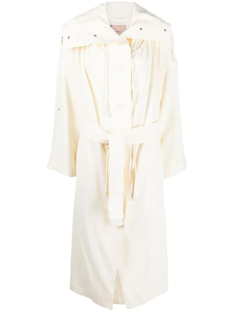 TWINSET drawstring duster coat - White - zdjęcie produktu nr 1