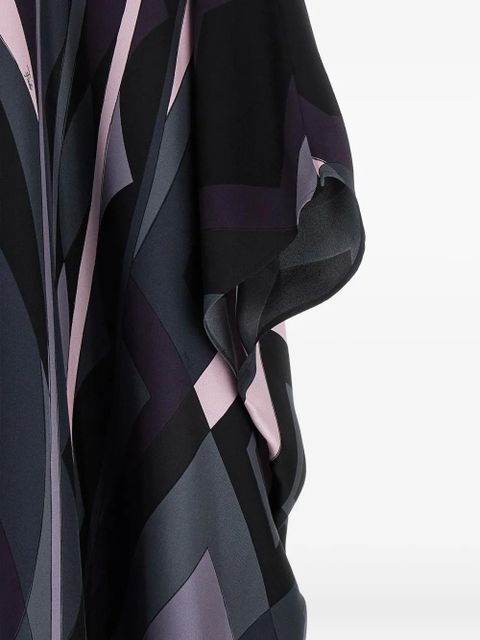 PUCCI Iride print maxi kaftan - Black