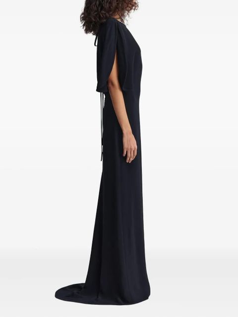 16Arlington Dona cape-sleeve maxi dress - Black - zdjęcie produktu nr 2