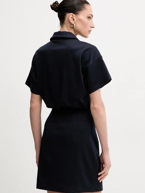 Morgan sukienka RINOL kolor granatowy mini rozkloszowana RINOL