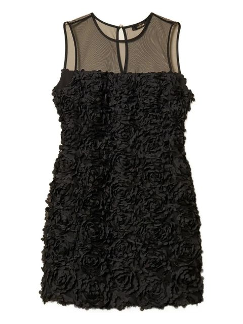 TWINSET floral tulle mini dress - Black - zdjęcie produktu nr 1