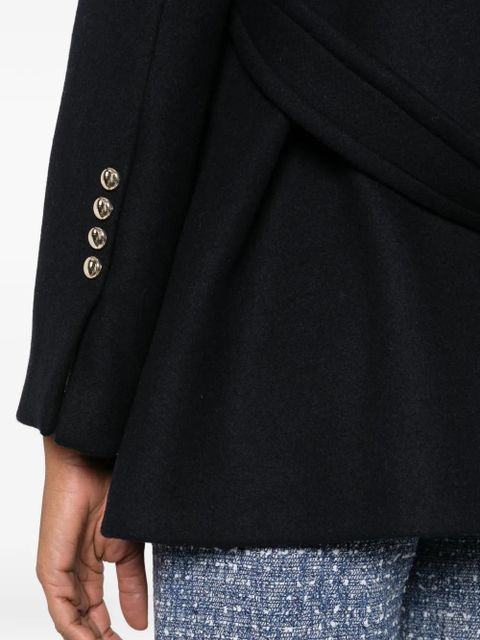 Maje double-breasted coat - Blue