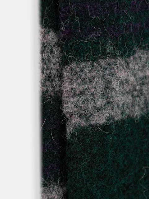 United Colors of Benetton szalik z dodatkiem wełny damski kolor zielony 62QJDU027