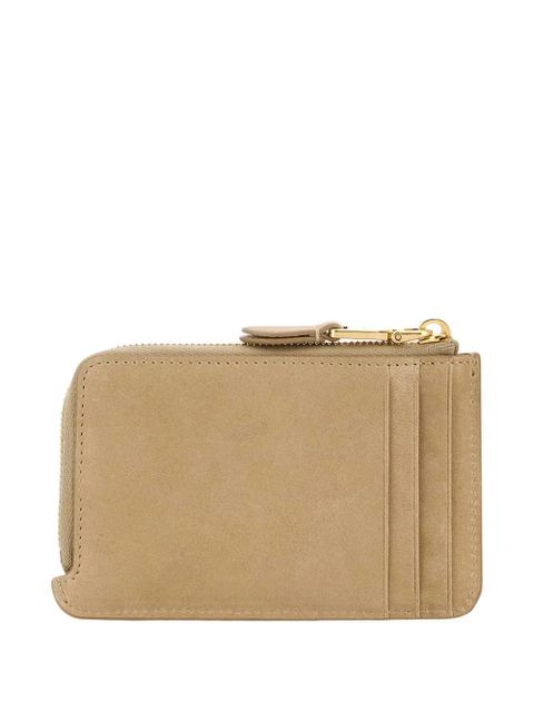 Miu Miu embossed leather card holder - Neutrals - zdjęcie produktu nr 2