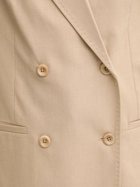 Mos Mosh kamizelka kolor beżowy dwurzędowa 169770