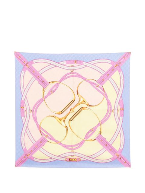 Gucci harness-print scarf - Pink - zdjęcie produktu nr 1