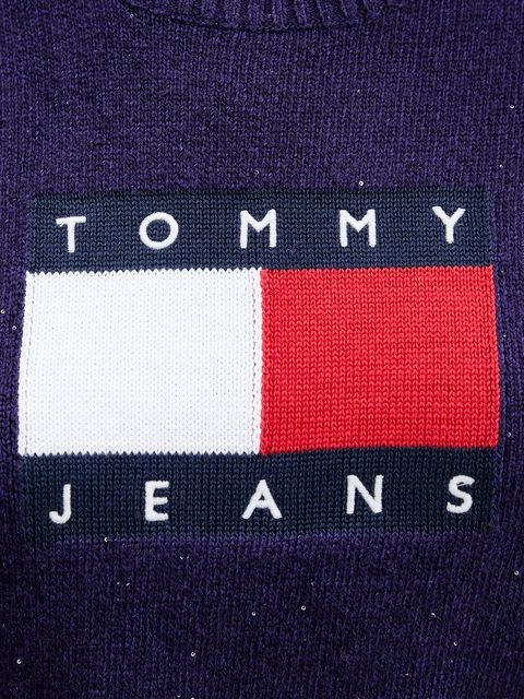 Tommy Jeans sweter damski kolor fioletowy DW0DW21690 - zdjęcie produktu nr 2