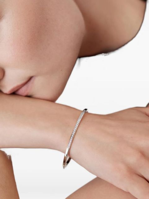 Monica Vinader Essential diamond bangle bracelet - Silver - zdjęcie produktu nr 1