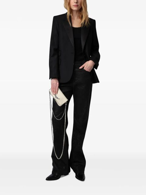 Zadig&Voltaire Swing Your Wings Rock Nano clutch bag - Neutrals