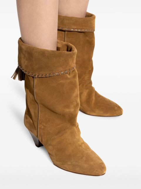 ISABEL MARANT 55mm Dalby boots - Brown