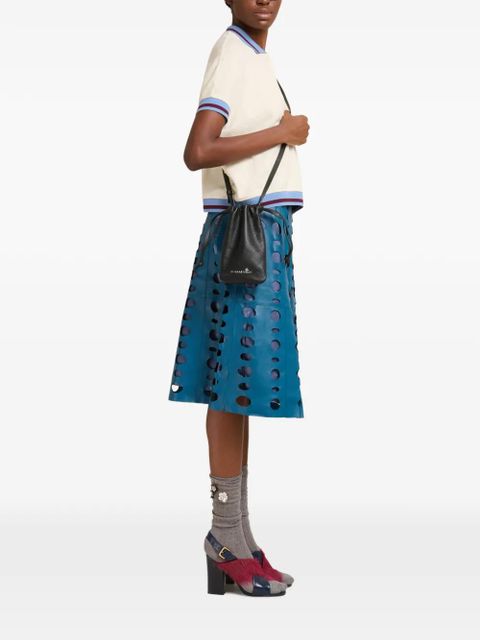 Marni embroidered-logo phone holder - Black - zdjęcie produktu nr 2