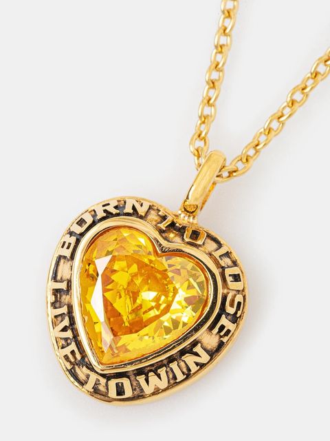 AMBUSH naszyjnik srebrny Heart Class Ring Charm Necklace 12114803 - zdjęcie produktu nr 2