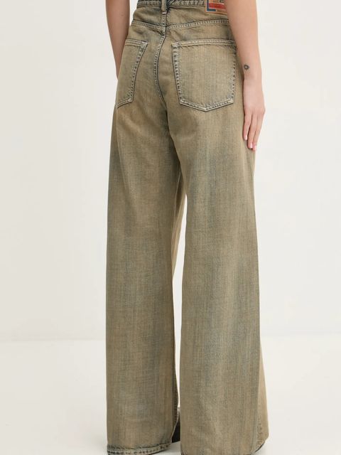 Diesel jeansy 1996 D-SIRE L.32 TROUSERS damskie kolor beżowy A06925.09L49