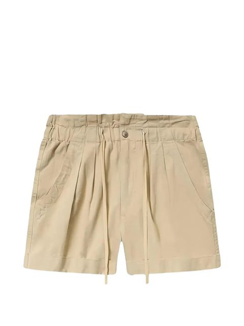 ISABEL MARANT Nirma pleated-detail shorts - Neutrals - zdjęcie produktu nr 1