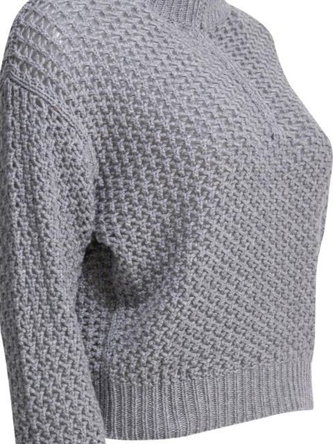 Max Mara Tequila half-zip sweater - Grey