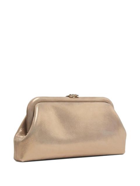 Jimmy Choo Skylar Shimmer clutch - Gold - zdjęcie produktu nr 2