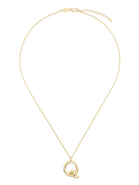 Missoma Curly Molten initial pendant necklace - Gold - zdjęcie produktu nr 2