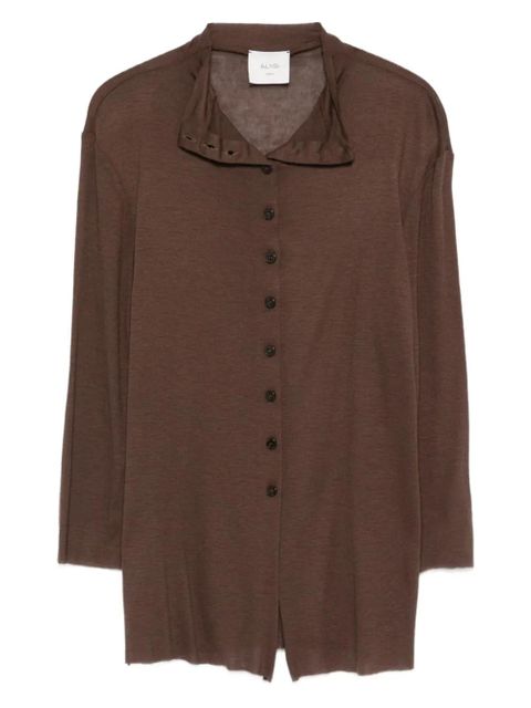 Alysi fine-knit top - Brown - zdjęcie produktu nr 1