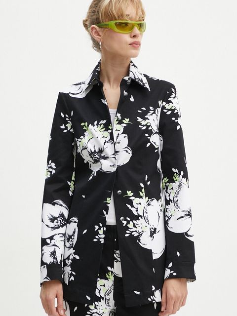 Moschino Jeans kurtka jeansowa damska przejściowa oversize - zdjęcie produktu nr 1