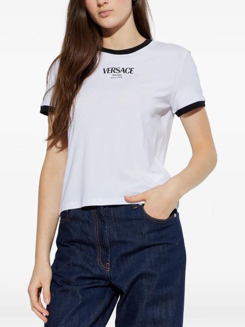 Versace logo T-Shirt - White