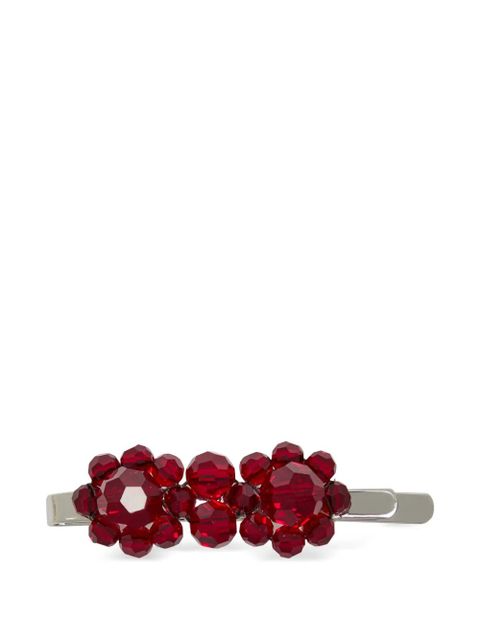 Simone Rocha flower-design hair clip - Red - zdjęcie produktu nr 1