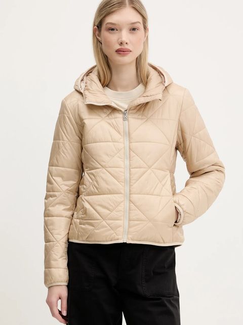 HUGO kurtka kolor beżowy przejściowa 50544151 - zdjęcie produktu nr 1