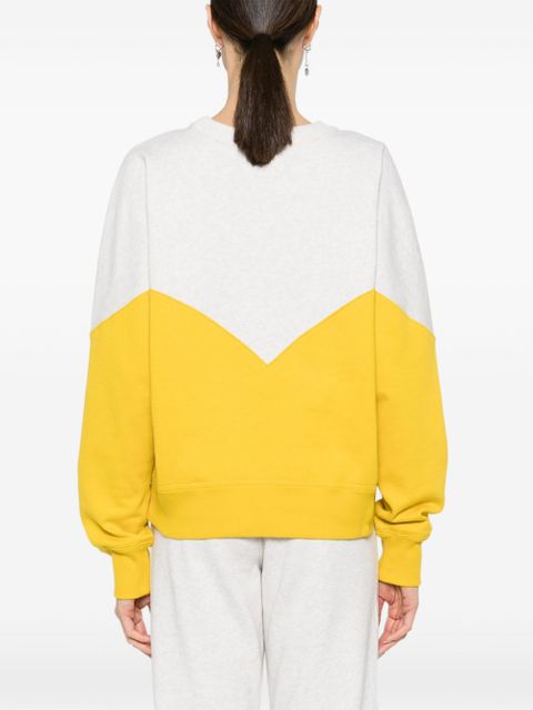 MARANT ÉTOILE Houston crew-neck sweatshirt - Yellow
