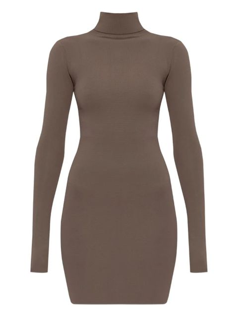 ENTIRE STUDIOS long-sleeve roll-neck mini dress - Brown - zdjęcie produktu nr 1