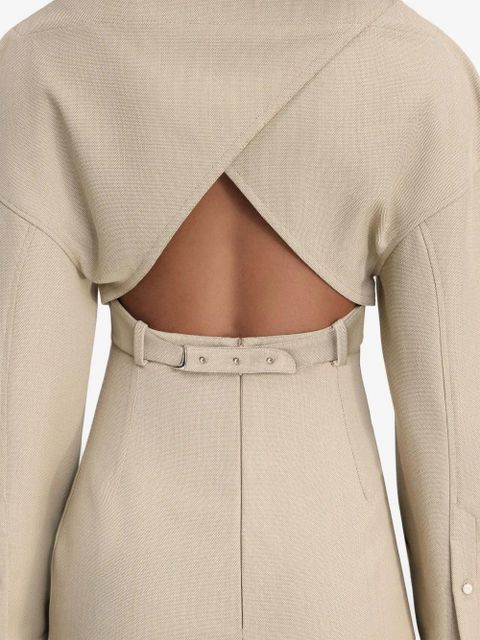 Jacquemus Le robe chemise Casaco dress - Neutrals