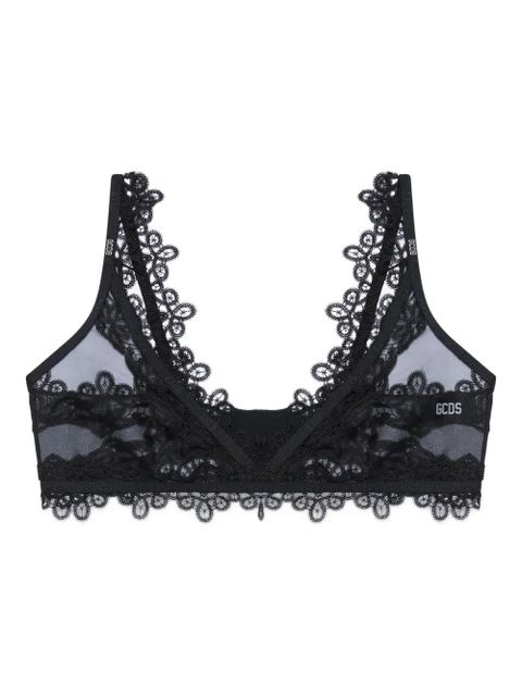 GCDS lace bralette bras - Black - zdjęcie produktu nr 1
