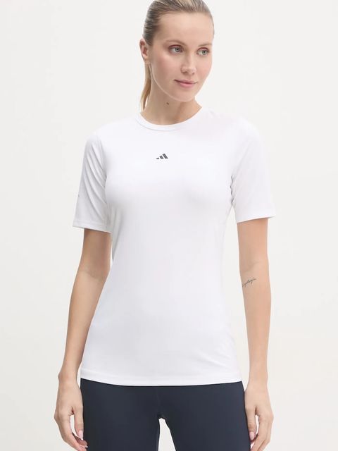 adidas Performance t-shirt treningowy Techfit kolor beżowy IX3254 - zdjęcie produktu nr 1