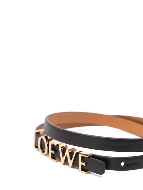 LOEWE logo-plaque bracelet - Black