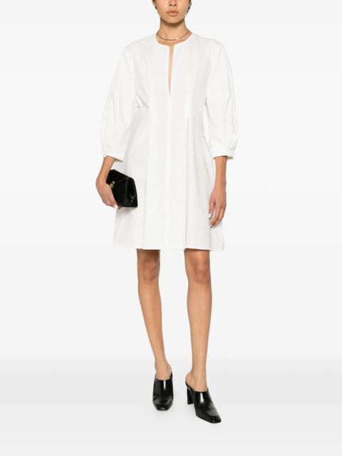 TOTEME balloon-sleeves mini dress - White - zdjęcie produktu nr 2