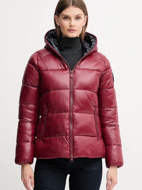 Save The Duck kurtka LOIS kolor bordowy zimowa D38090W.LOVE21 - zdjęcie produktu nr 1