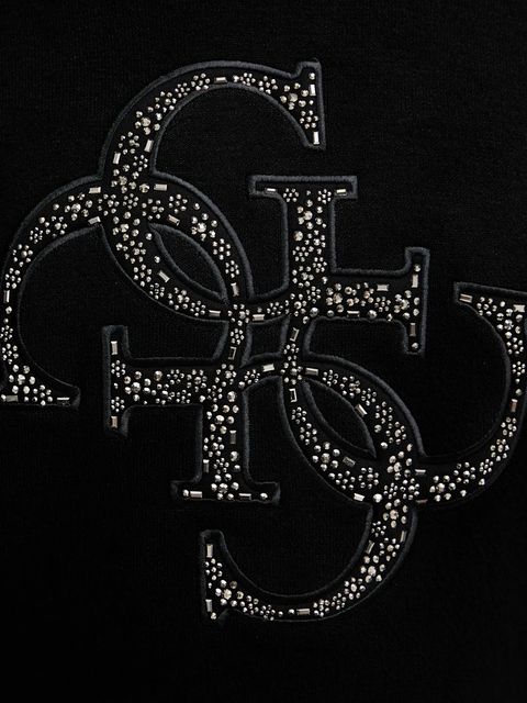 Guess sweter SYLVIE damski kolor czarny lekki W5BR42 Z26I2