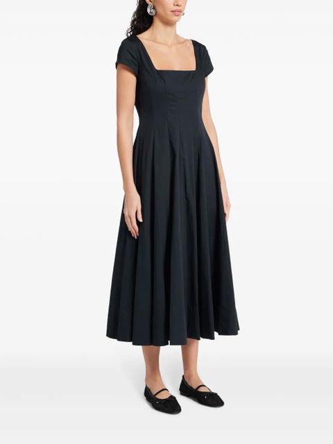 STAUD Wells midi dress - Black - zdjęcie produktu nr 2
