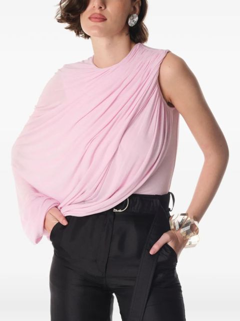 MANURÍ Lillies draped blouse - Pink