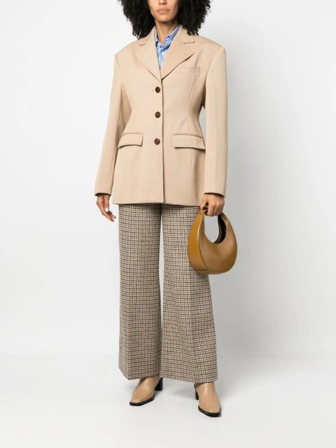 STAUD Moon leather tote bag - Brown - zdjęcie produktu nr 2