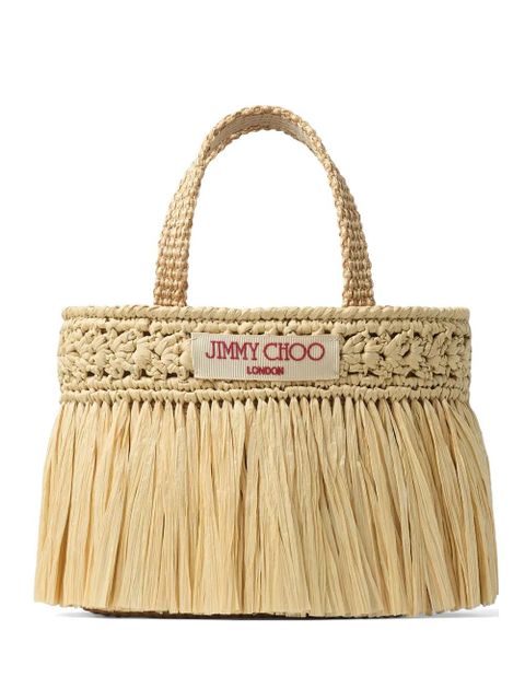 Jimmy Choo fringed beach tote bag - Neutrals - zdjęcie produktu nr 1