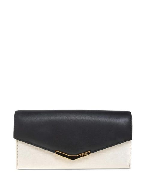FENDI envelope leather wallet - White - zdjęcie produktu nr 1