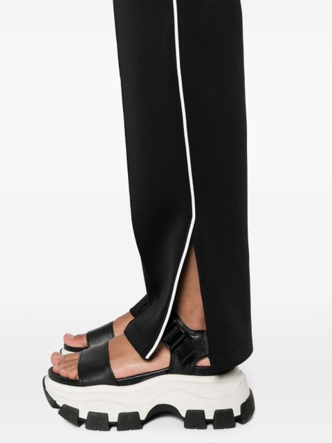 Moncler appliqué-logo track pants - Black