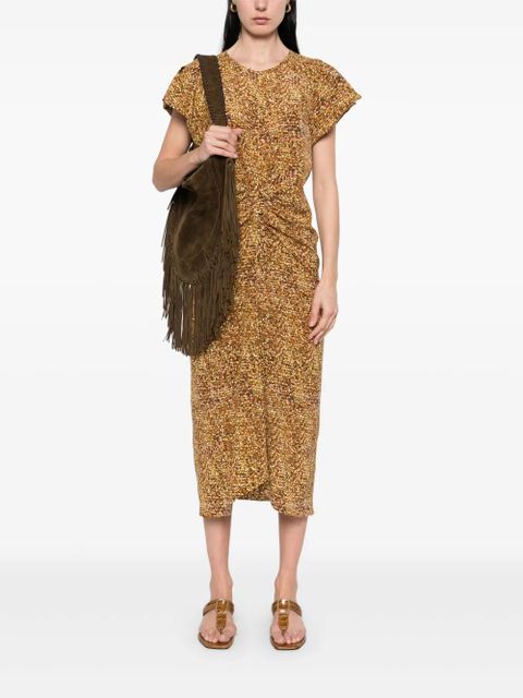 ISABEL MARANT Terena midi dress - Yellow - zdjęcie produktu nr 2